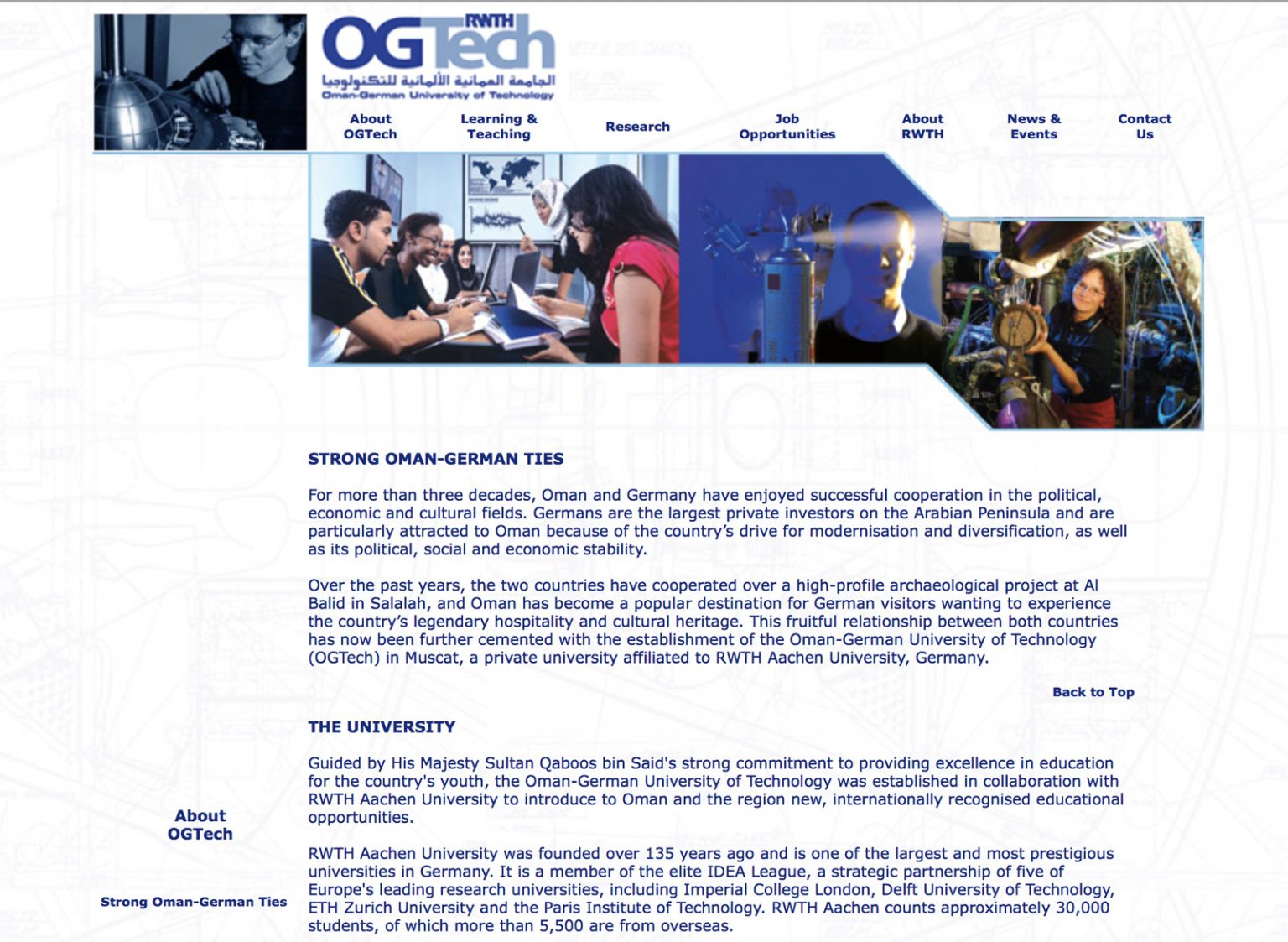 OGTech - Oman-German University of Technology